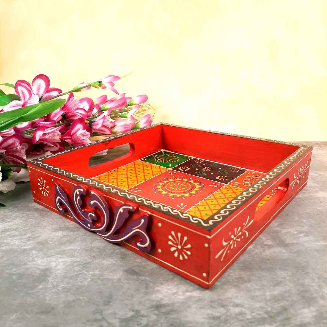 Wooden Tray Set of 2 - Apkamart