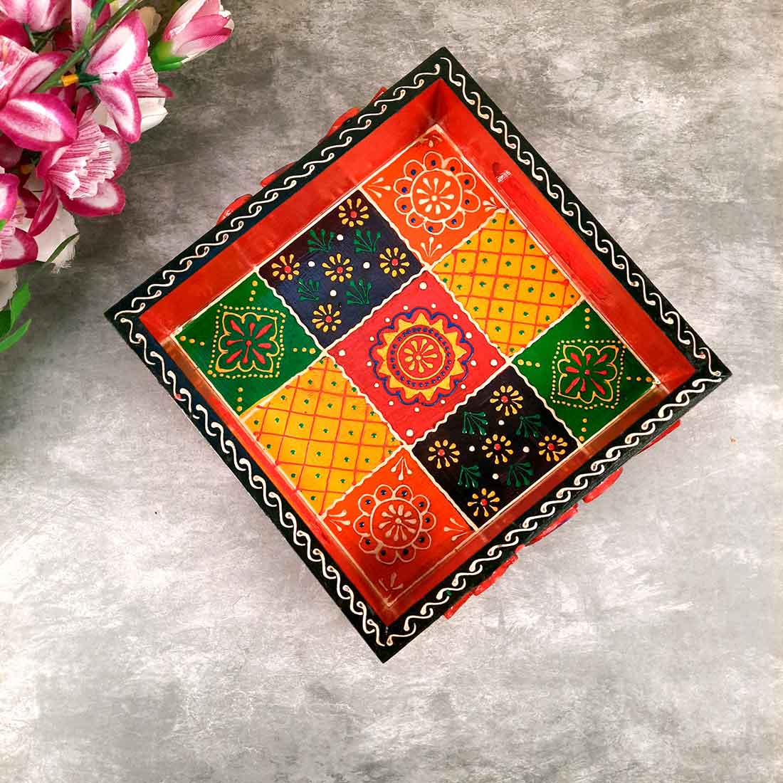 Wooden Tray Set of 2 - Apkamart