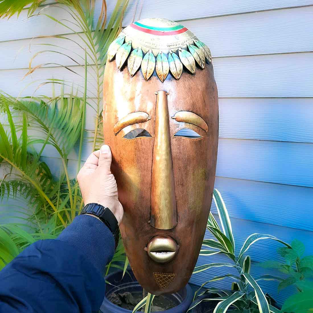 Tribal Wall Hanging Mask - Apkamart