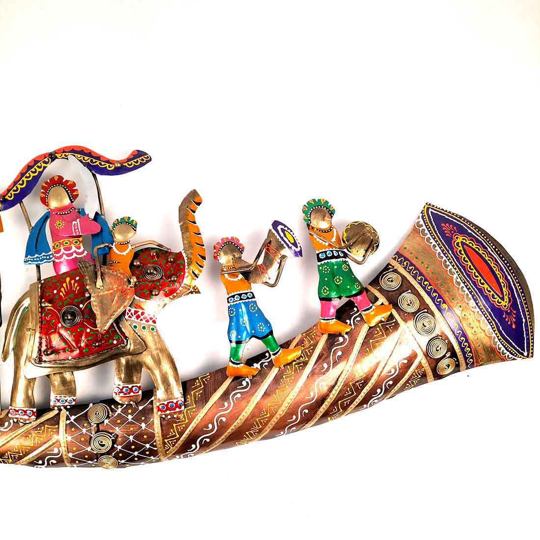 Metal Wall Art - LED Wall Hanging - For Living room Decor - 35 Inch - ApkaMart