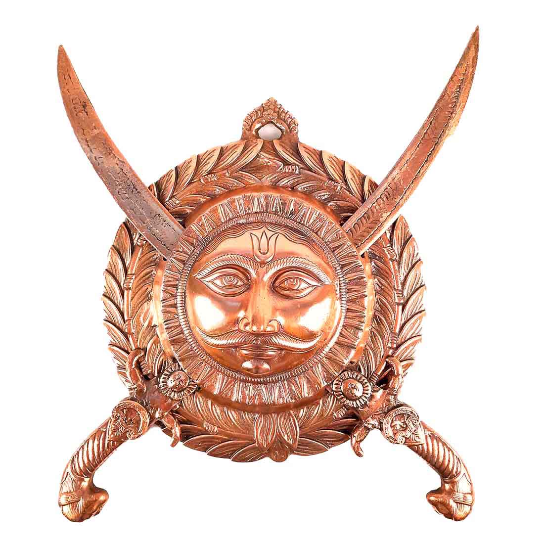 Dhal Talwar Set - Sun Design - For Wall Décor - 17 Inch - ApkaMart
