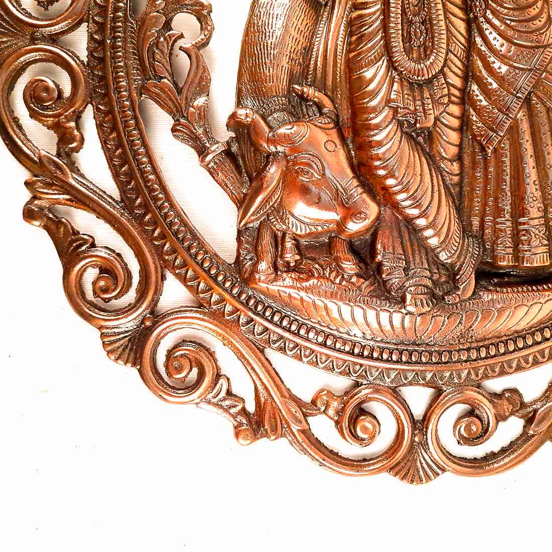 Radha Krishna Wall Hanging - for Home, Temple & Gifts -16 Inch - ApkaMart