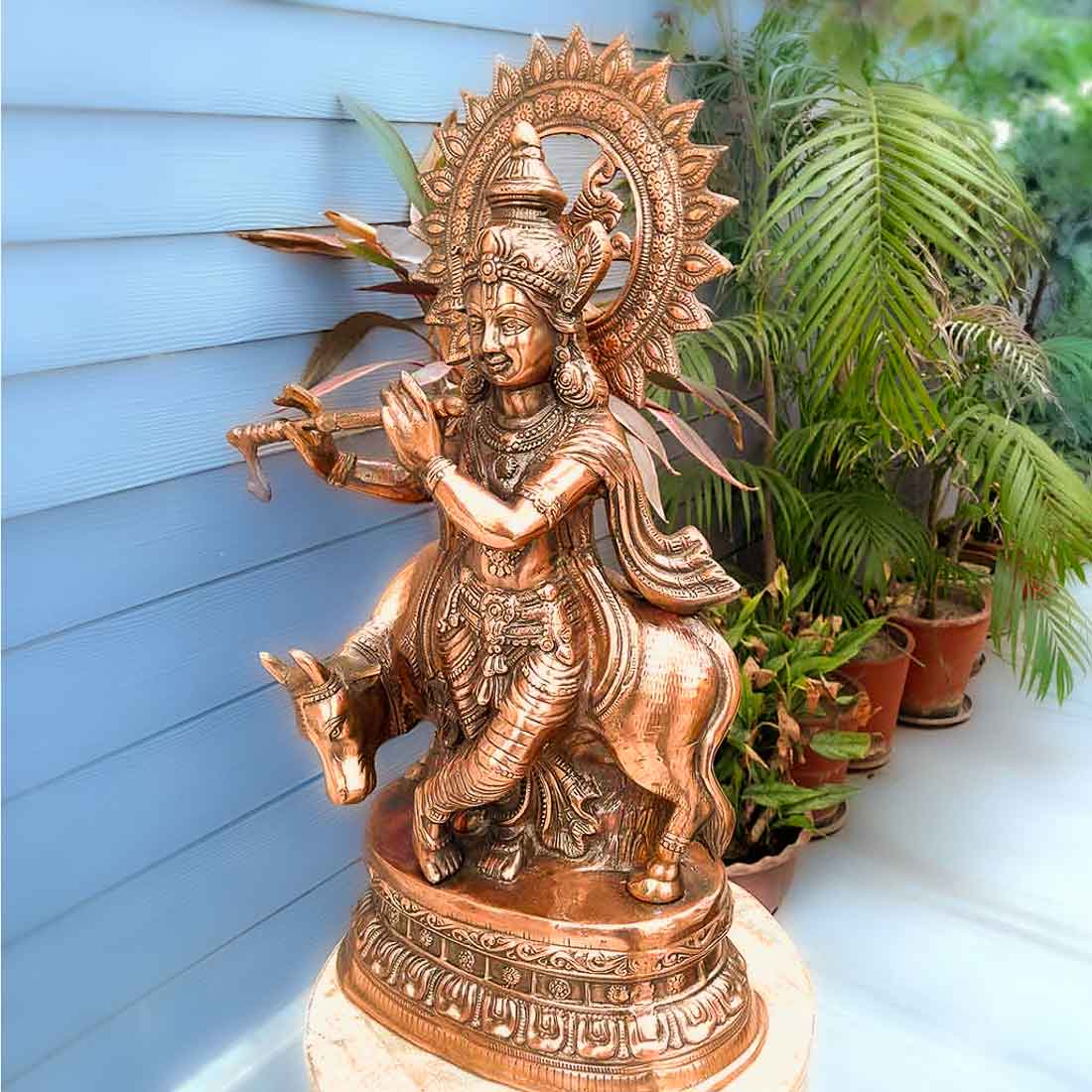 Big Krishna Statue | Lord Krishna Statue for Home - 25 Inch - ApkaMart