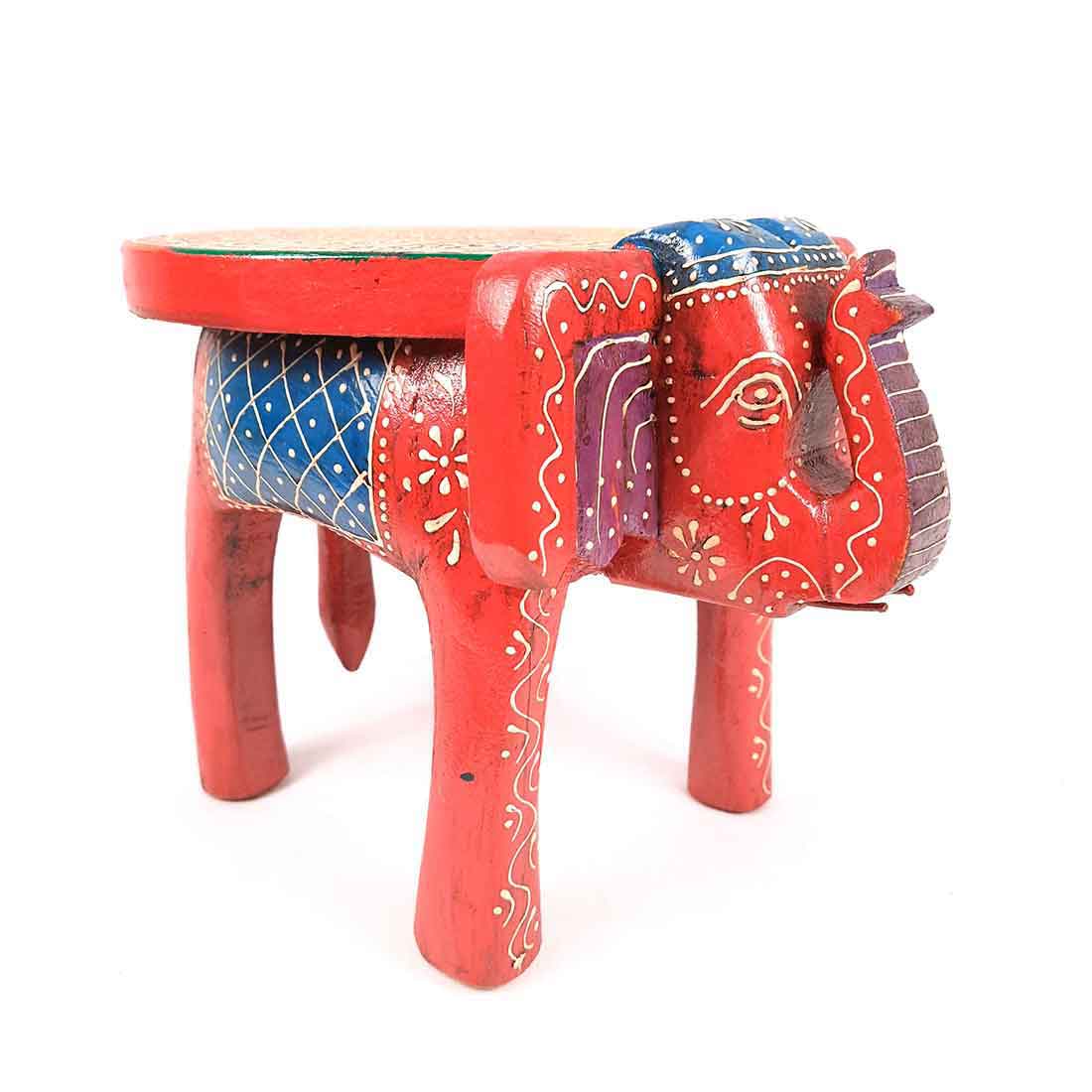 Antique Elephant Showpiece - For Table Decor & Living Room Decor - 8 Inch