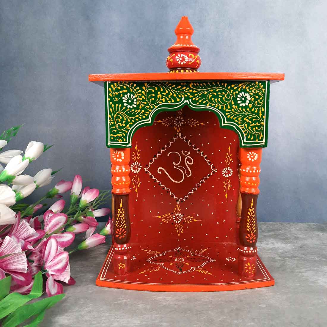 Pooja Mandir | Puja Mandir for Home & Office -14 Inch-Apkamart # Style_Style 1