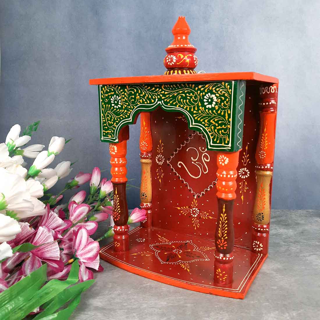 Pooja Mandir | Puja Mandir for Home & Office -14 Inch-Apkamart # Style_Style 1