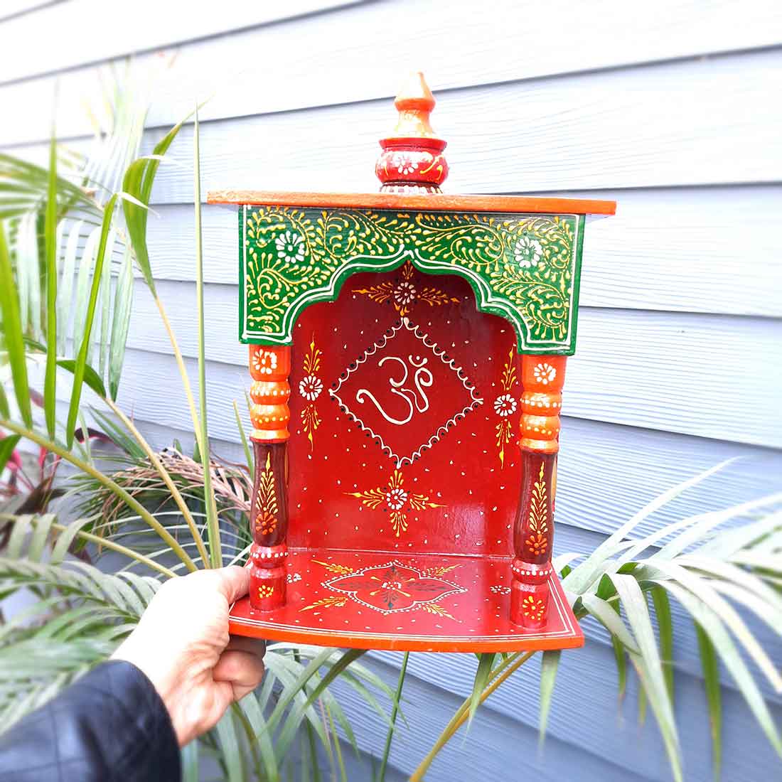 Pooja Mandir | Puja Mandir for Home & Office -14 Inch-Apkamart # Style_Style 1