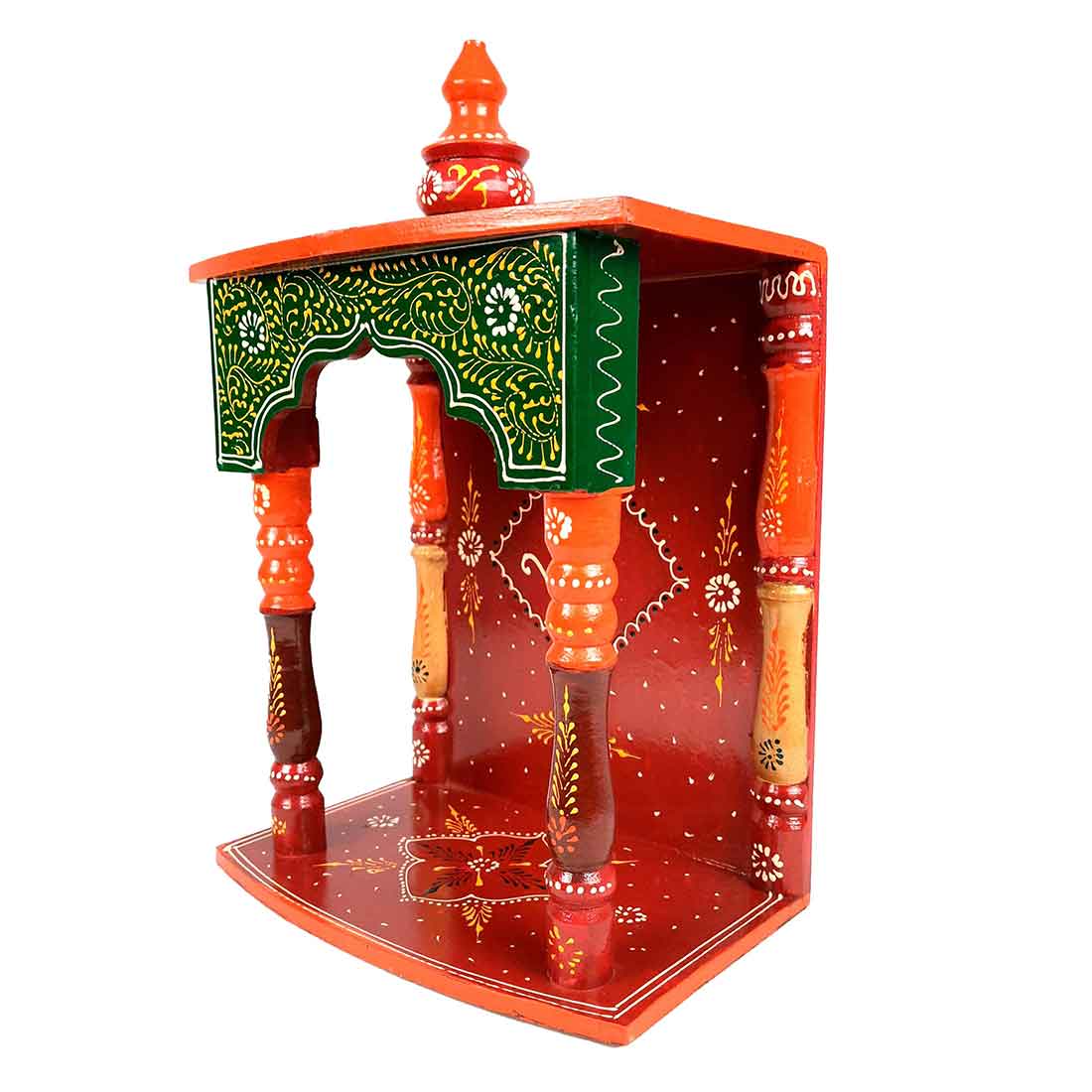 Pooja Mandir | Puja Mandir for Home & Office -14 Inch-Apkamart # Style_Style 1
