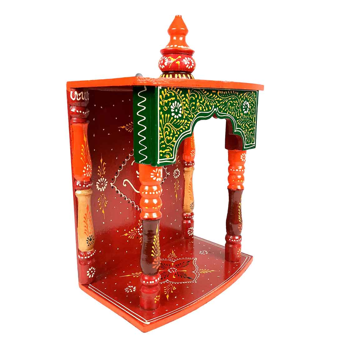 Pooja Mandir | Puja Mandir for Home & Office -14 Inch-Apkamart # Style_Style 1