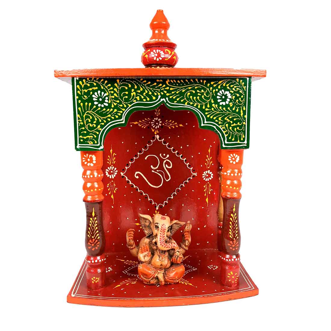 Pooja Mandir | Puja Mandir for Home & Office -14 Inch-Apkamart # Style_Style 1