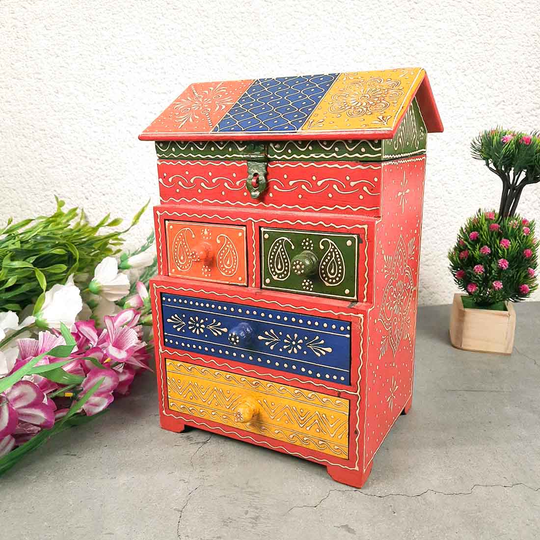thumbnail image 2 of WALFRONT 36 Slots Adjustable Storage Box Case Container Home Organizer For Earrings Jewelry Storage Box Storage Box 2 of 9