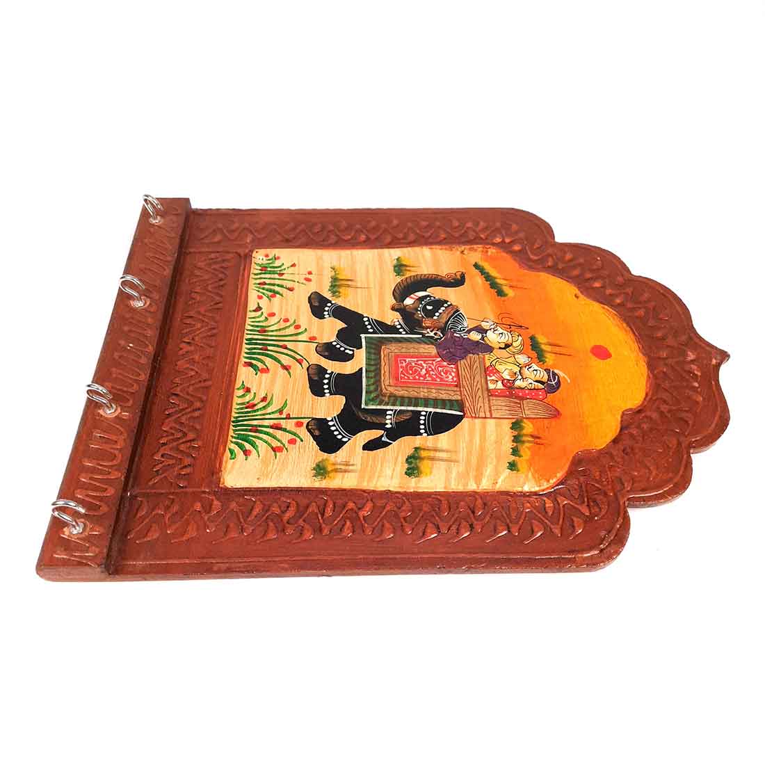 Key Holder Stands | Wooden Keys Hook Wall Hangers | Keys Organizer - For Home, Entrance, Office Decor & Gifts - 12 Inch (4 Hooks)