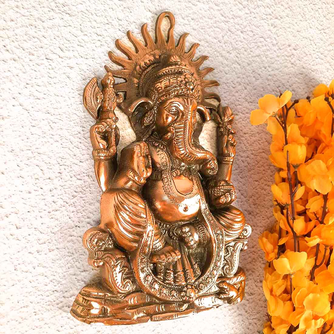 Ganesh Wall Hanging - Ganpati Wall Decor - 13 Inch - ApkaMart