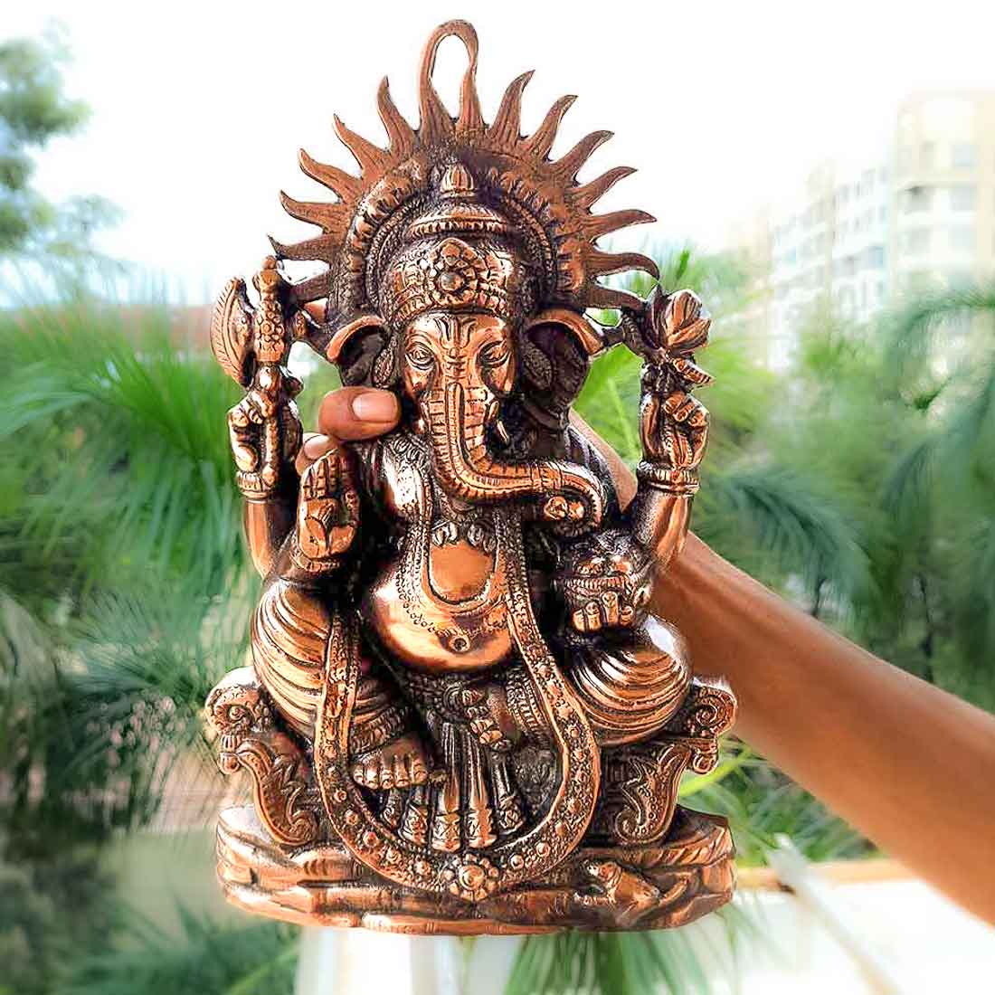 Ganesh Wall Hanging - Ganpati Wall Decor - 13 Inch - ApkaMart