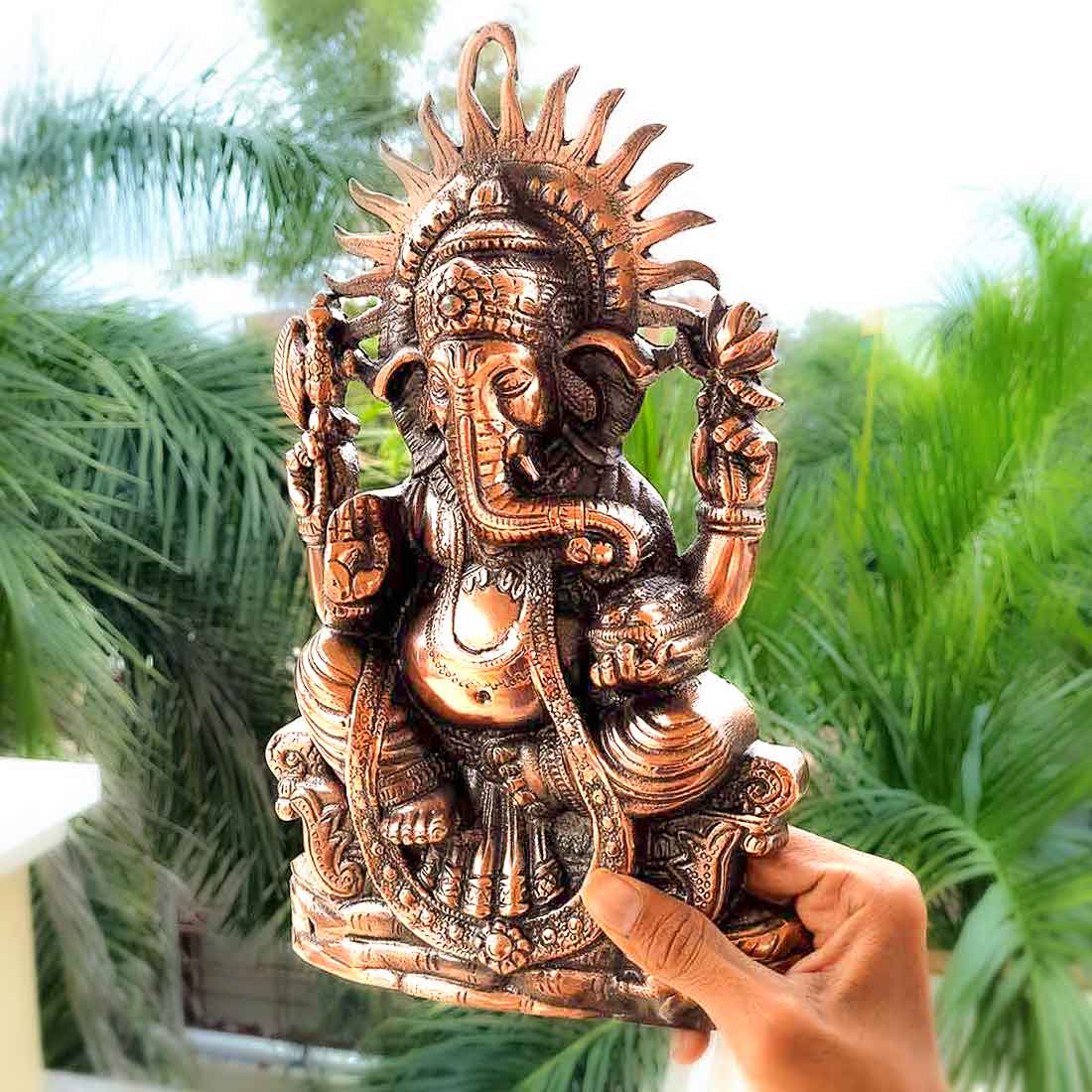 Ganesh Wall Hanging - Ganpati Wall Decor - 13 Inch - ApkaMart