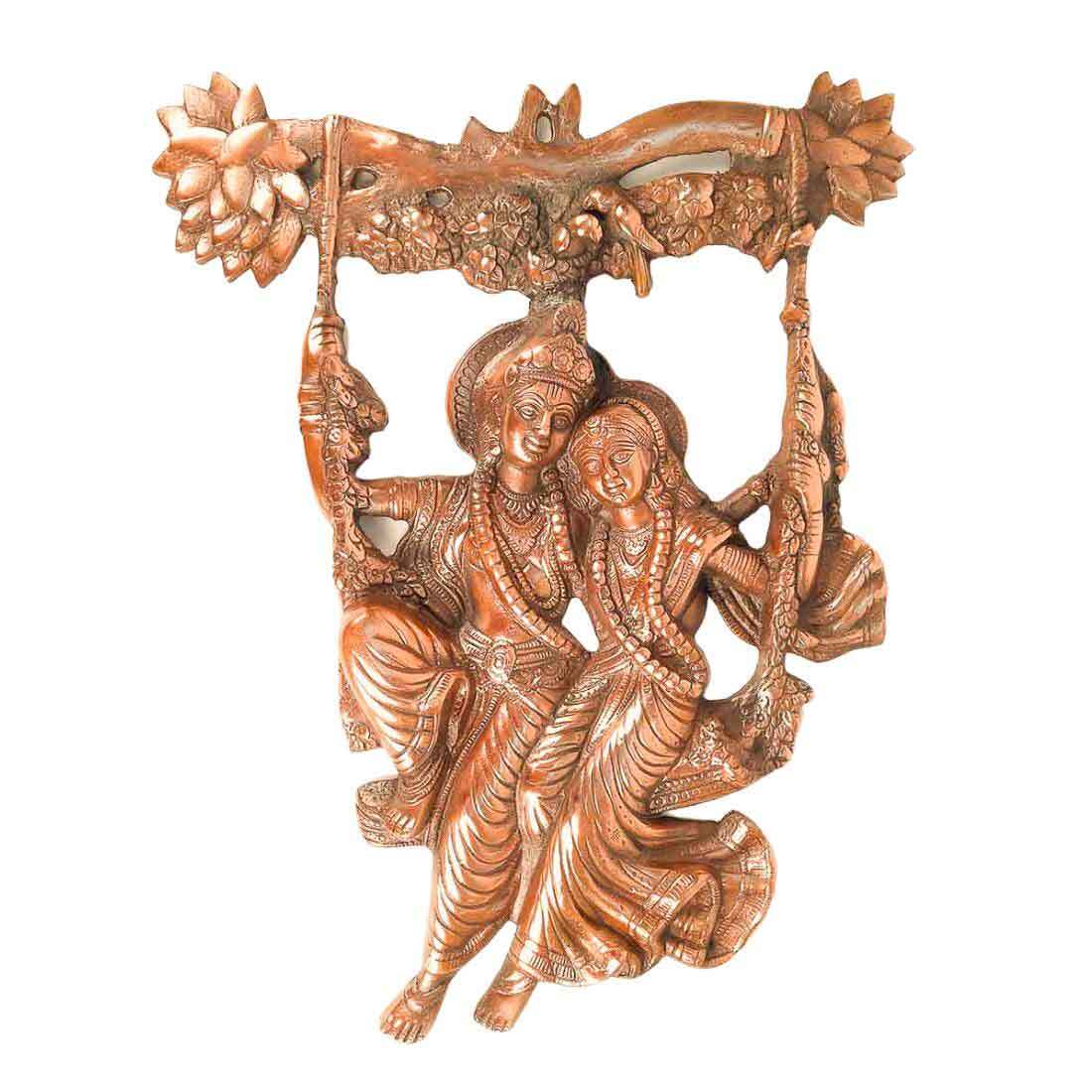 Wall Art Decor Radha Krishna - For Wall Decor & Gifts - 20 inch - ApkaMart