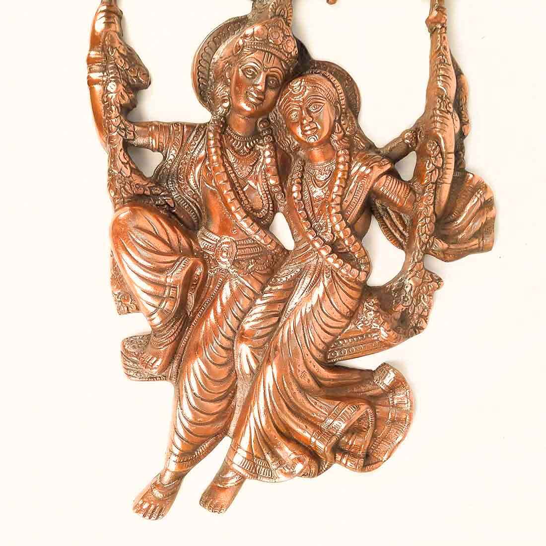Wall Art Decor Radha Krishna - For Wall Decor & Gifts - 20 inch - ApkaMart