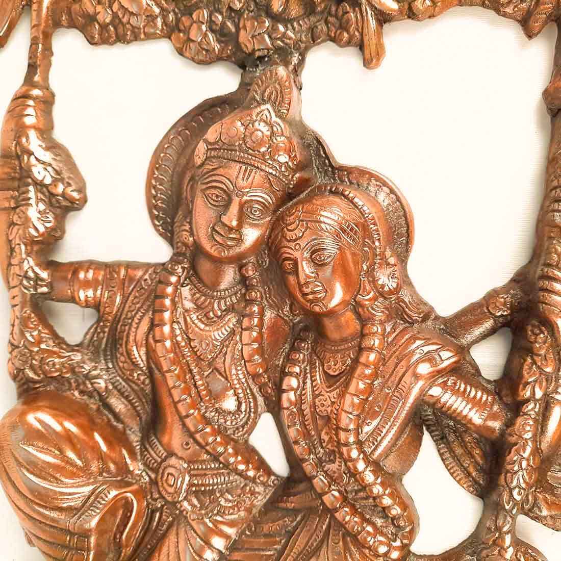 Wall Art Decor Radha Krishna - For Wall Decor & Gifts - 20 inch - ApkaMart