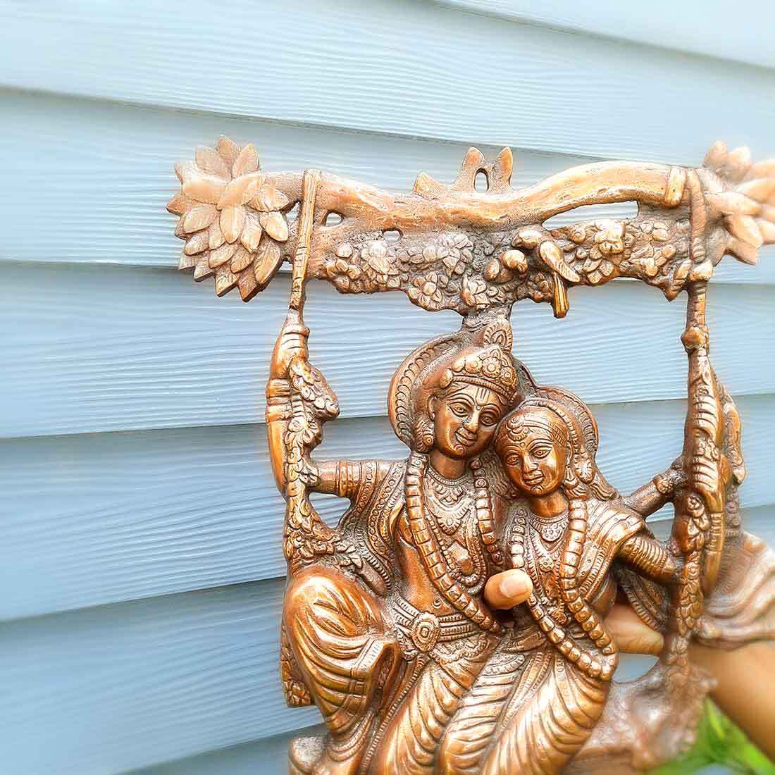 Wall Art Decor Radha Krishna - For Wall Decor & Gifts - 20 inch - ApkaMart