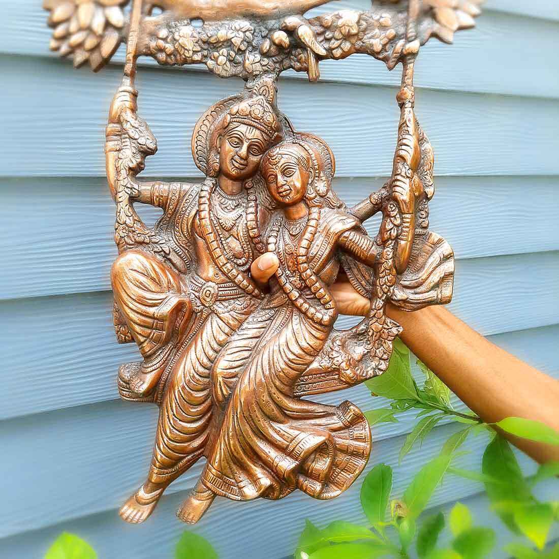 Wall Art Decor Radha Krishna - For Wall Decor & Gifts - 20 inch - ApkaMart