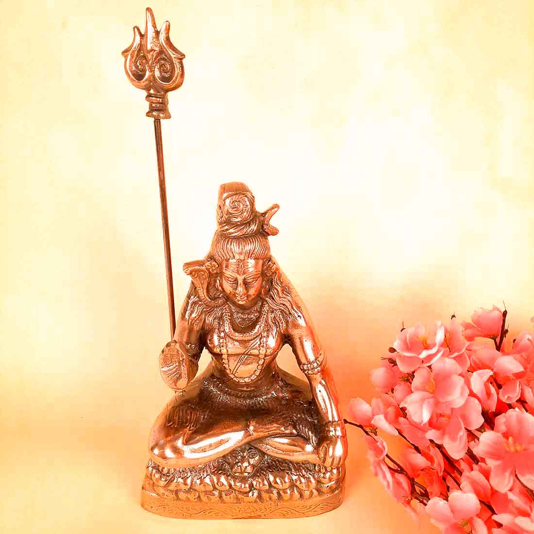 Lord Shiva Statue - For Pooja & Home Decor - 15 Inch - ApkaMart