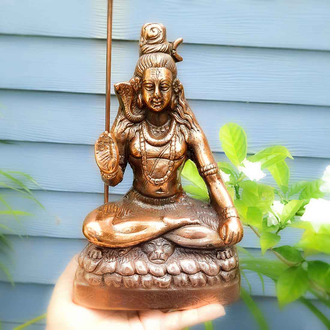 Lord Shiva Statue - For Pooja & Home Decor - 15 Inch - ApkaMart