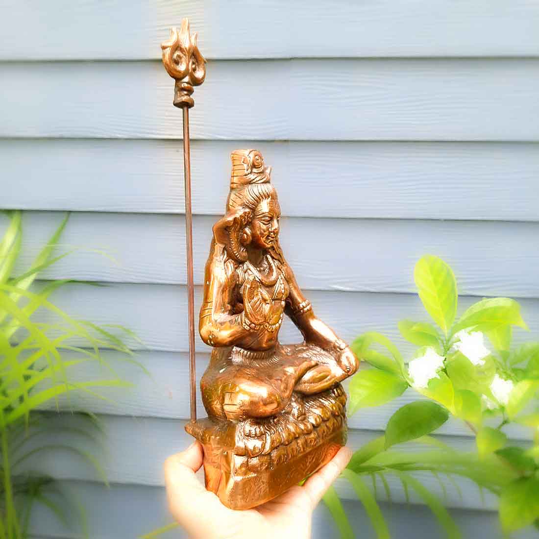 Lord Shiva Statue - For Pooja & Home Decor - 15 Inch - ApkaMart