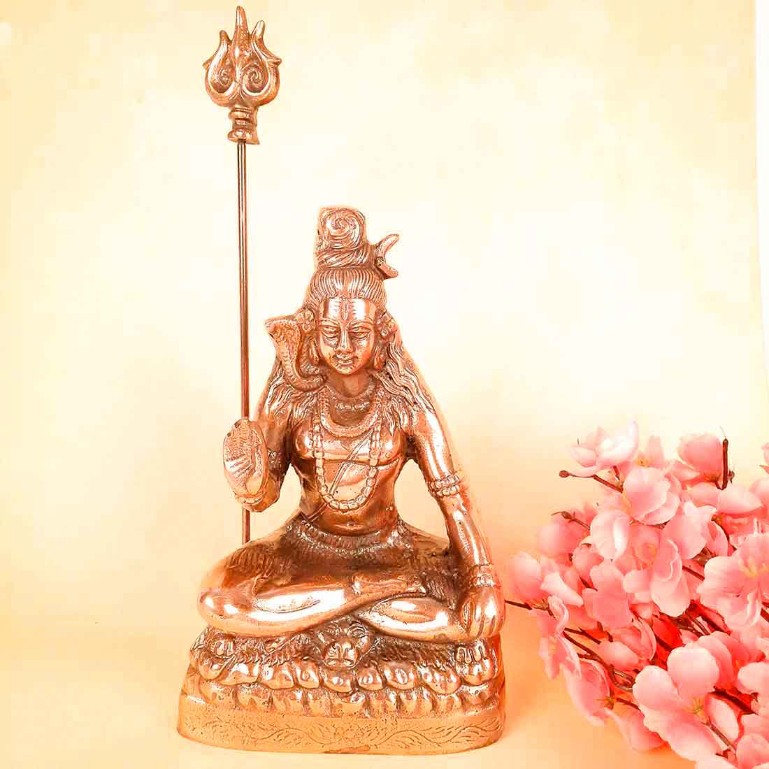 Lord Shiva Statue - For Pooja & Home Decor - 15 Inch - ApkaMart