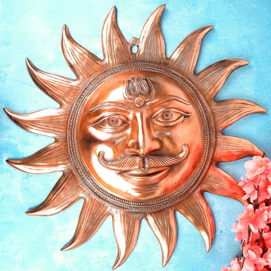 Sun Wall Hanging - For Living Room & Home Decor - 22 Inch - ApkaMart