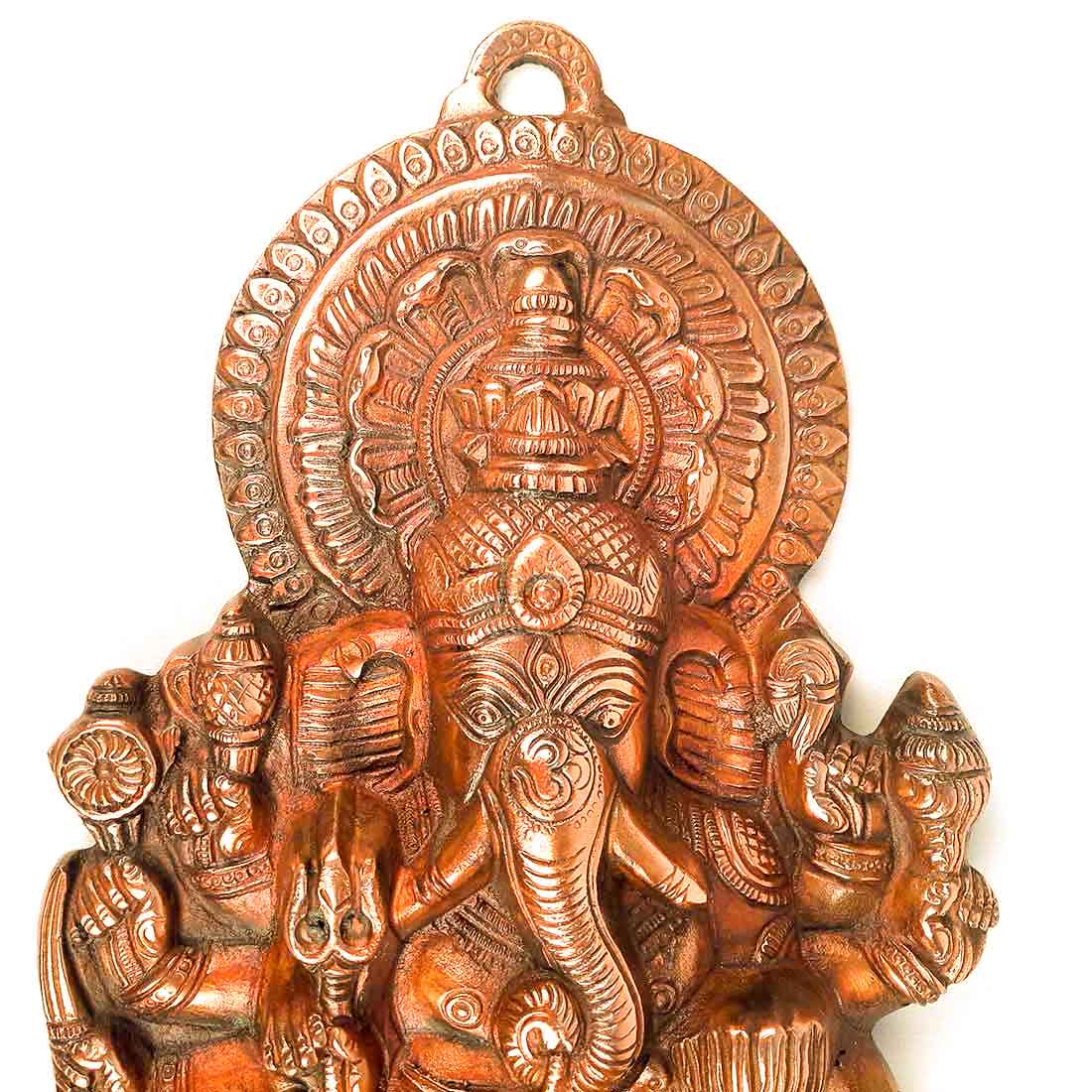 Lord Ganesh Wall Hanging - Metal Wall Art - 16 Inch - ApkaMart