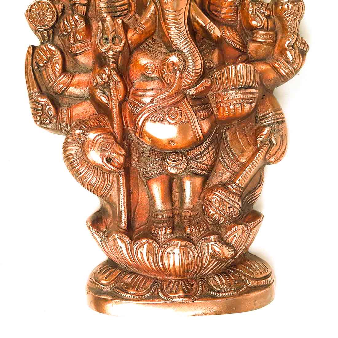Lord Ganesh Wall Hanging - Metal Wall Art - 16 Inch - ApkaMart