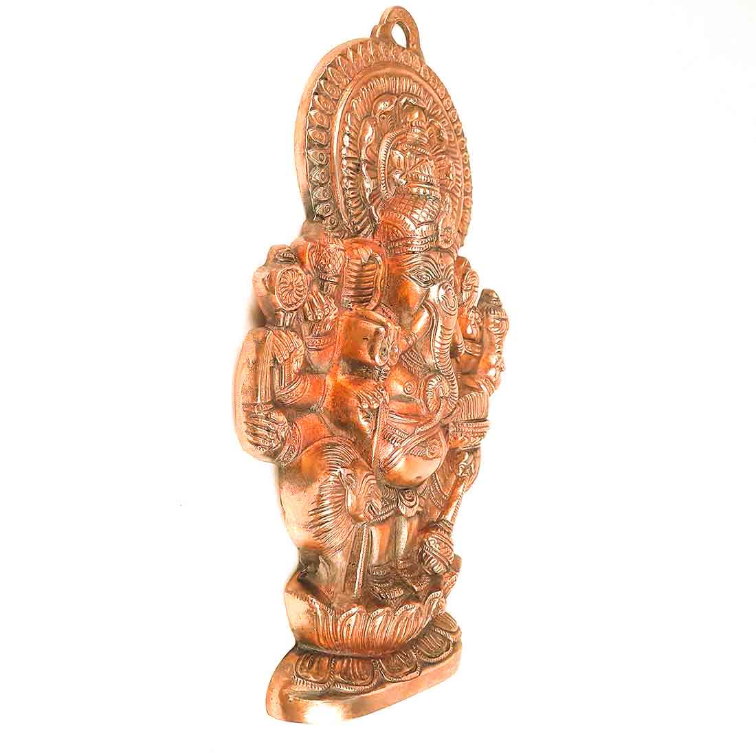 Lord Ganesh Wall Hanging - Metal Wall Art - 16 Inch - ApkaMart