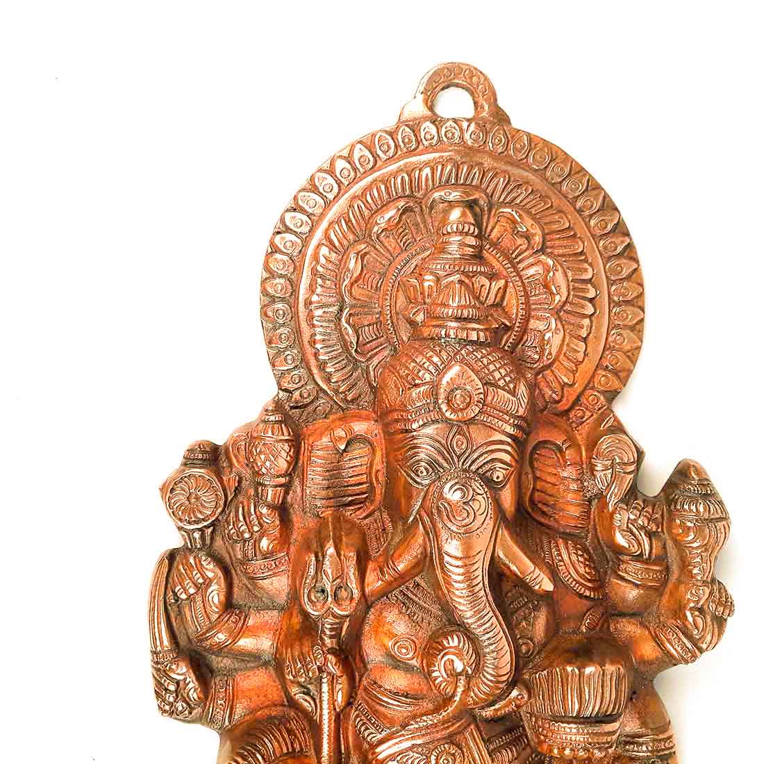 Lord Ganesh Wall Hanging - Metal Wall Art - 16 Inch - ApkaMart