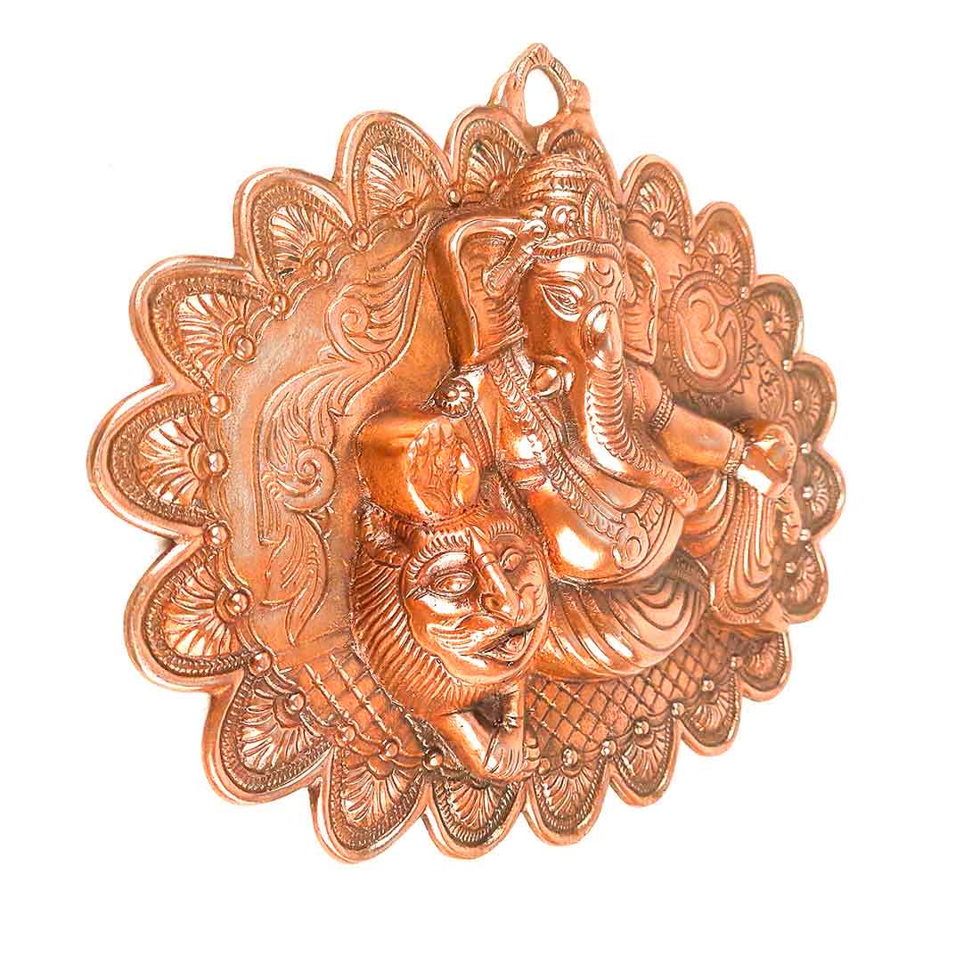 Lord Ganesh Wall Hanging - For Puja, Grah Pravesh & Home Decor - 11 Inch - ApkaMart