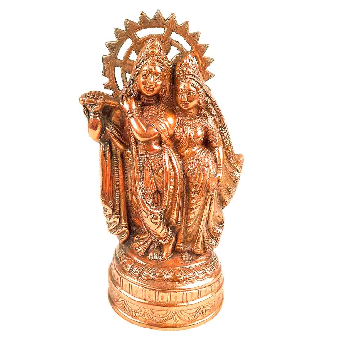 Radha Krishna - For Pooja & Home Decor - 9 Inch - ApkaMart