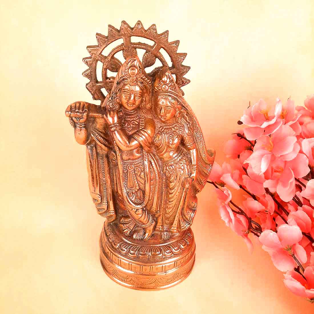 Radha Krishna - For Pooja & Home Decor - 9 Inch - ApkaMart