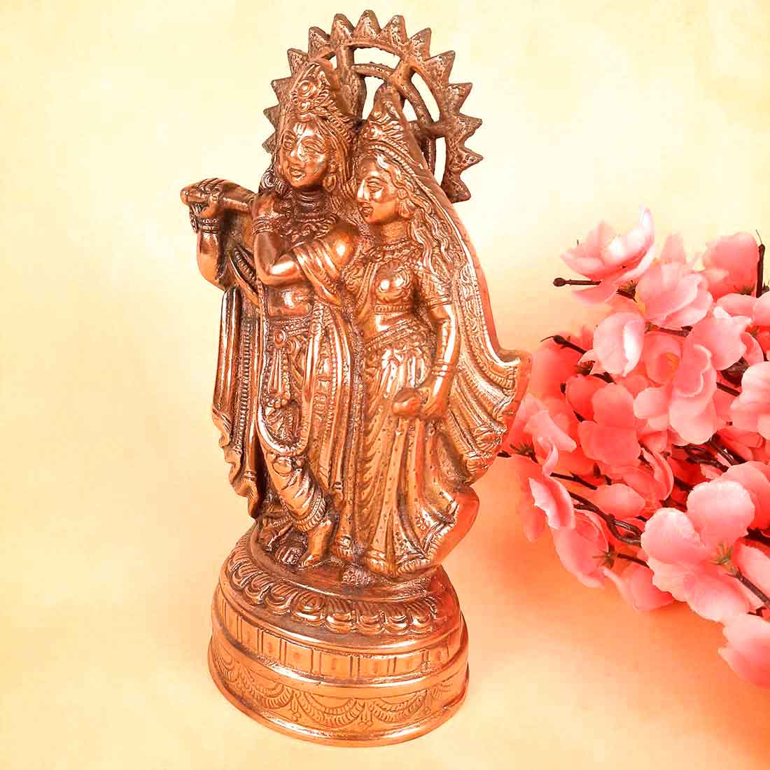Radha Krishna - For Pooja & Home Decor - 9 Inch - ApkaMart