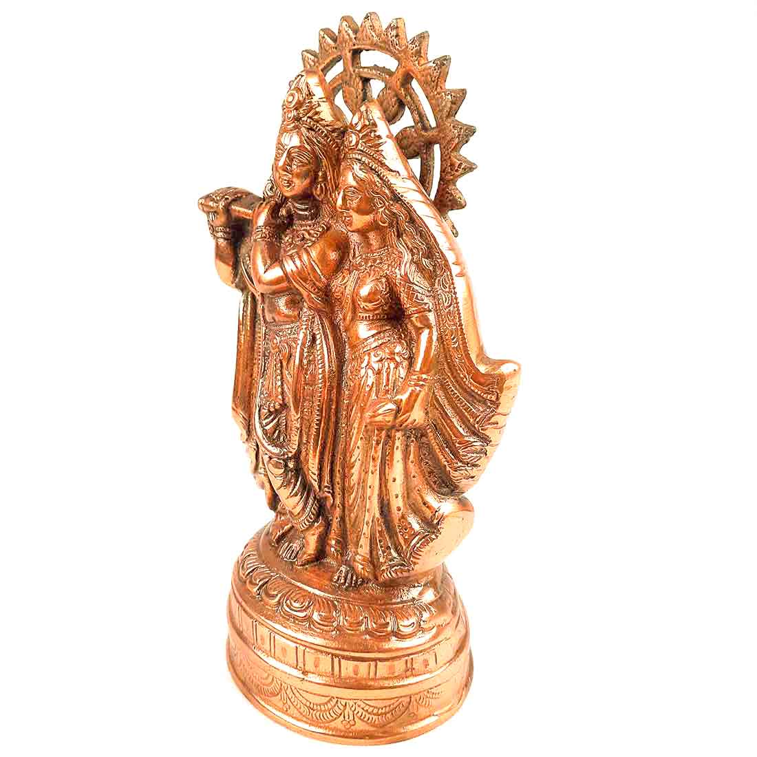 Radha Krishna - For Pooja & Home Decor - 9 Inch - ApkaMart