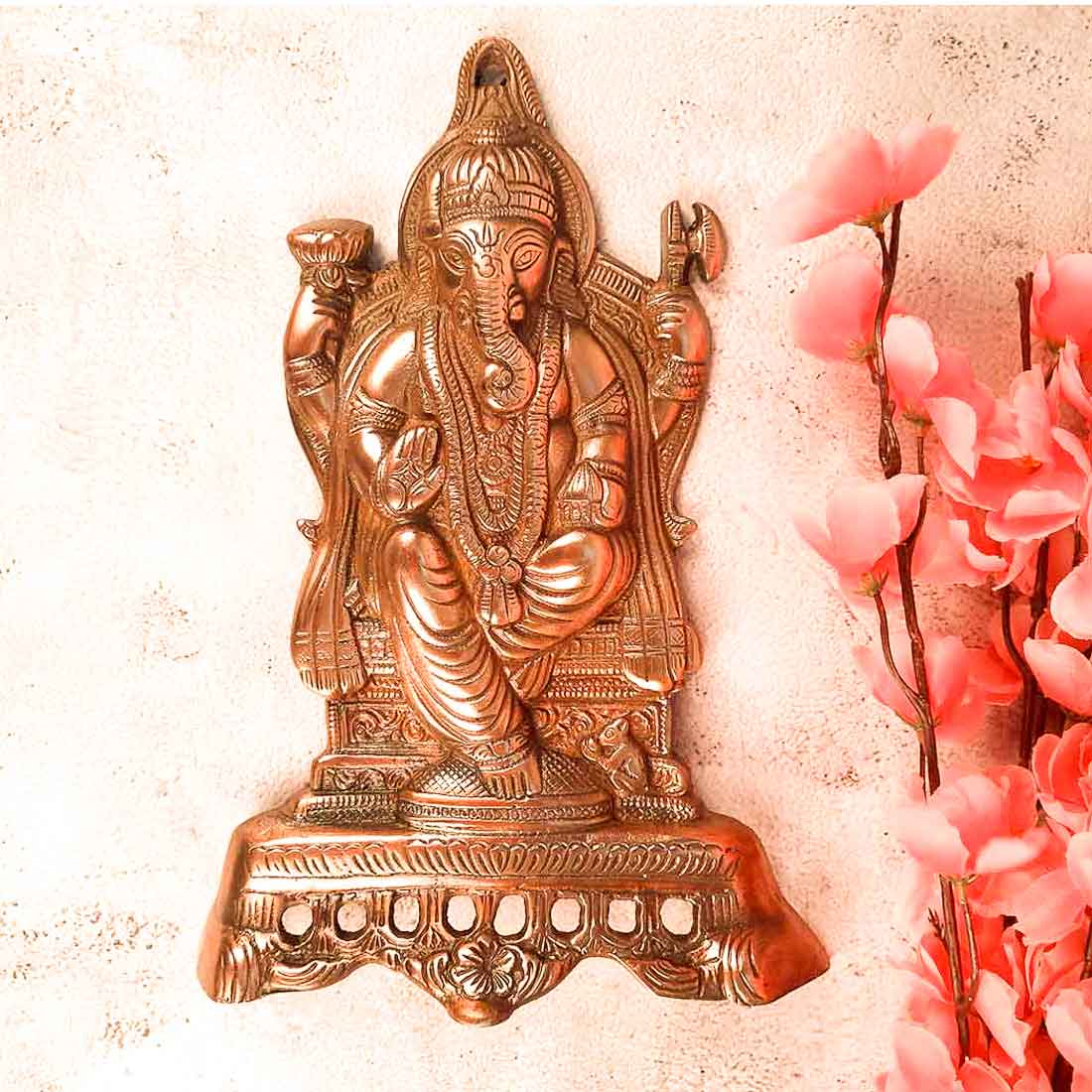 Ganesh Wall Hanging - For Living room & Home Decor - 11 Inch - ApkaMart