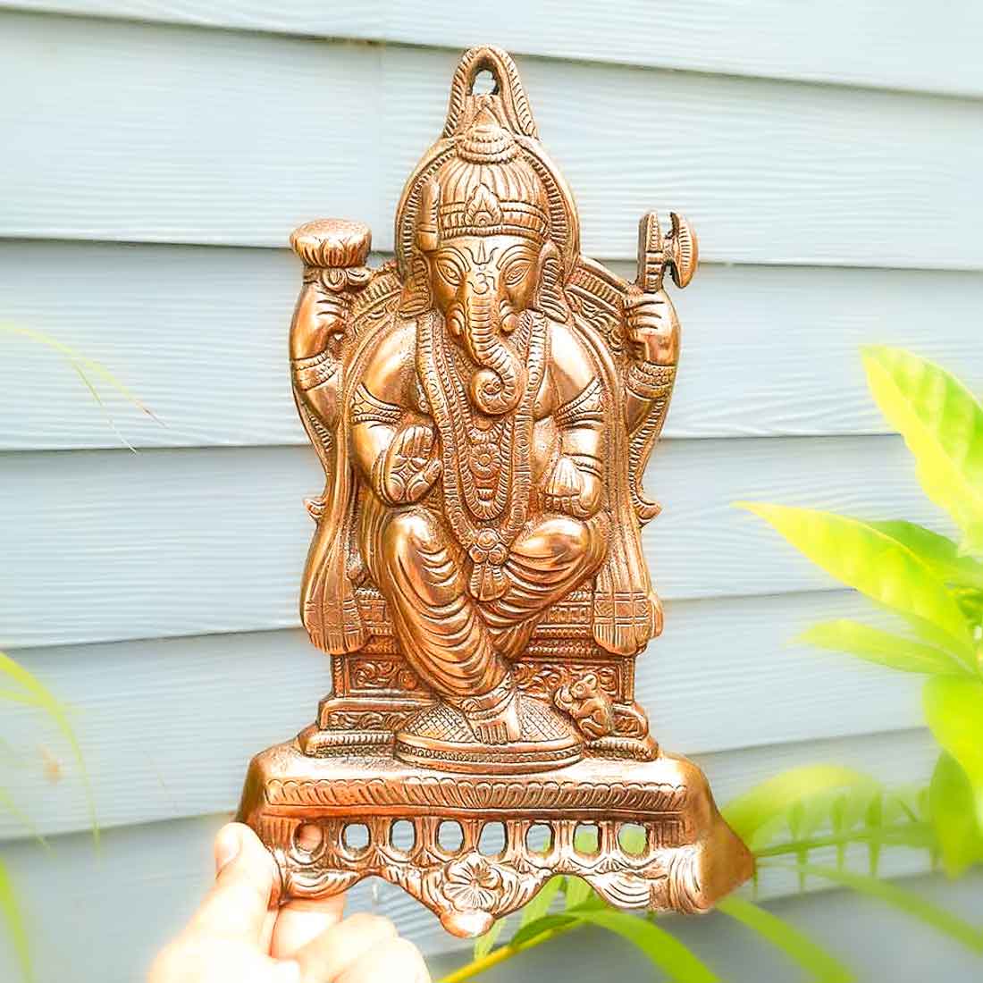 Ganesh Wall Hanging - For Living room & Home Decor - 11 Inch - ApkaMart