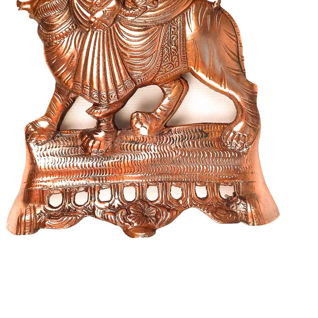 Durga Maa Wall Hanging - Metal Wall Decor - 11 Inch - ApkaMart