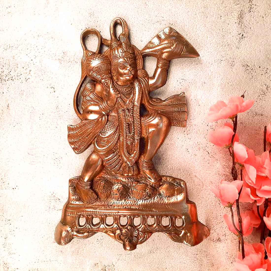 Lord Hanuman Wall Hanging - Metal Wall Decor - 11 Inch - ApkaMart