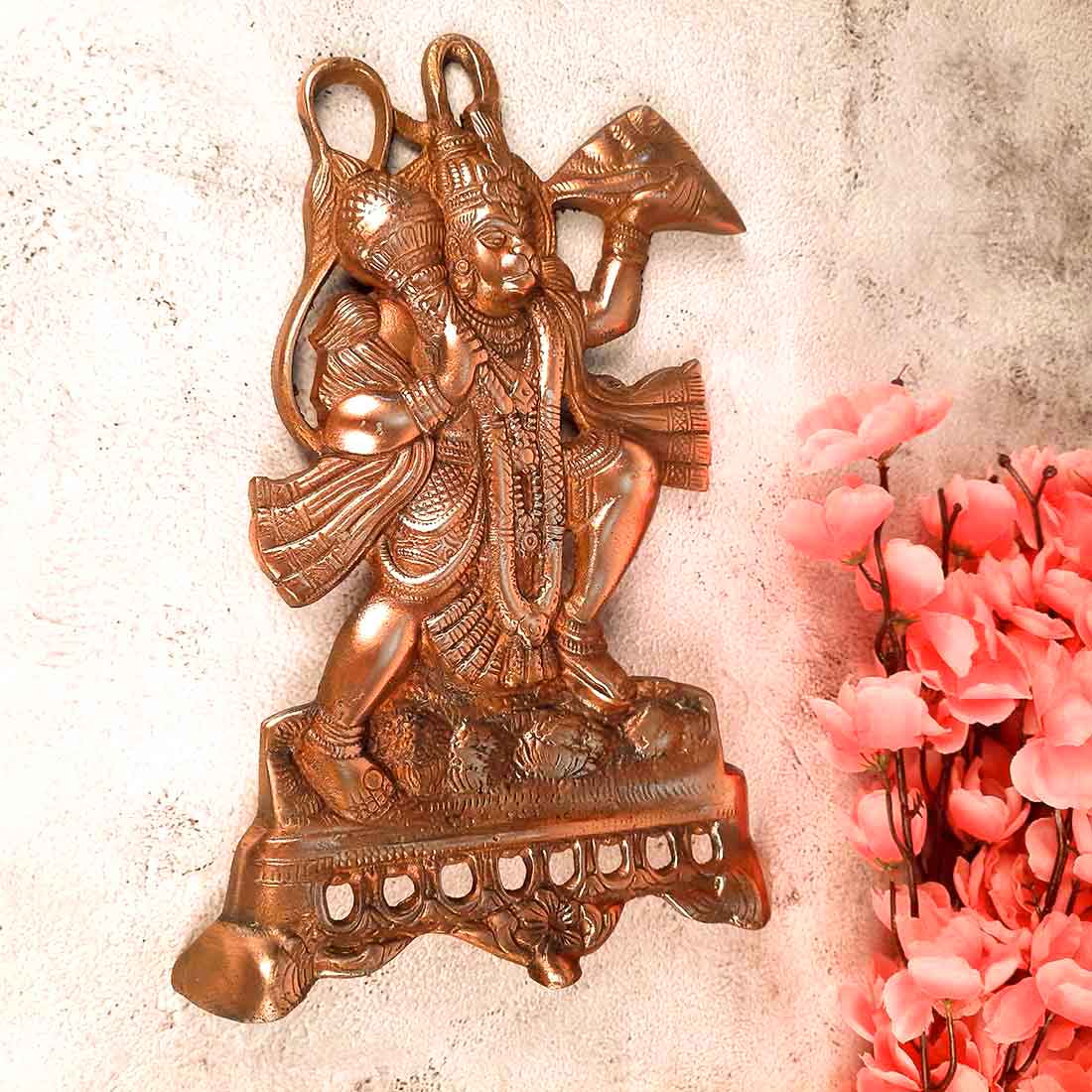 Lord Hanuman Wall Hanging - Metal Wall Decor - 11 Inch - ApkaMart