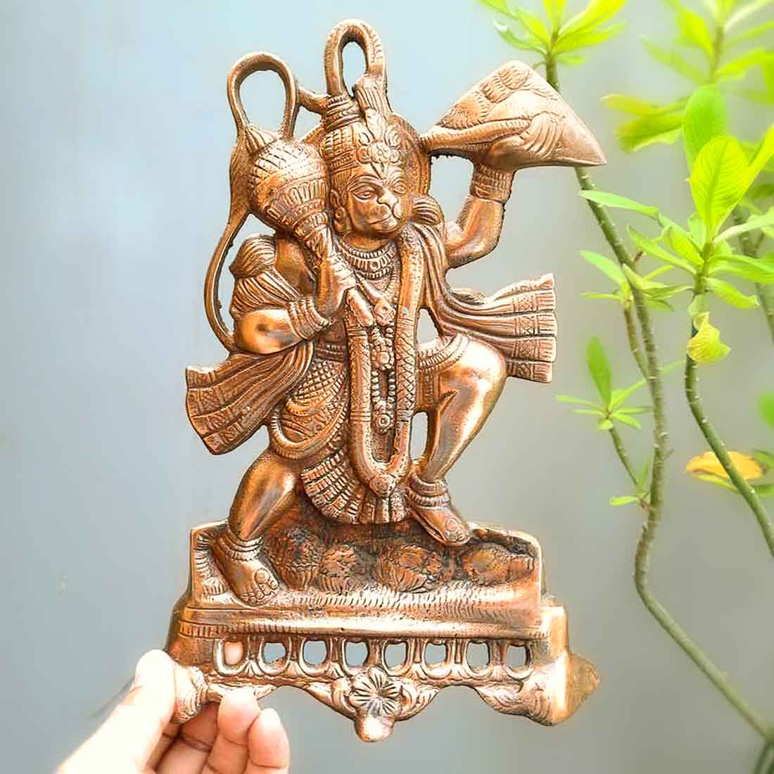 Lord Hanuman Wall Hanging - Metal Wall Decor - 11 Inch - ApkaMart