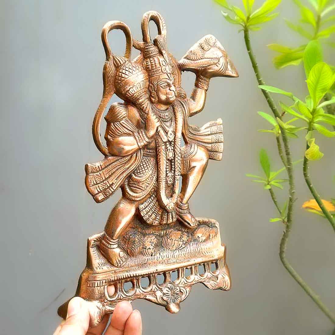 Lord Hanuman Wall Hanging - Metal Wall Decor - 11 Inch - ApkaMart