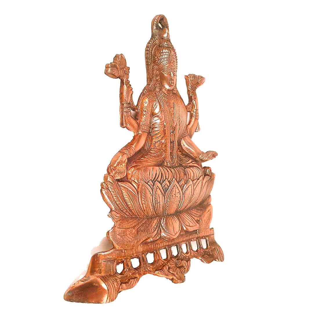 Goddess Laxmi Ji Wall Hanging - For Pooja, Mandir & Home Decor - 11 Inch - ApkaMart