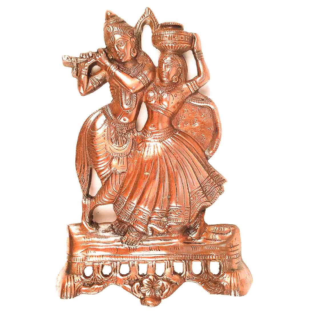 Radha Krishna Wall Hanging - Beautiful Radha Krishna Murti - 11 Inch - ApkaMart