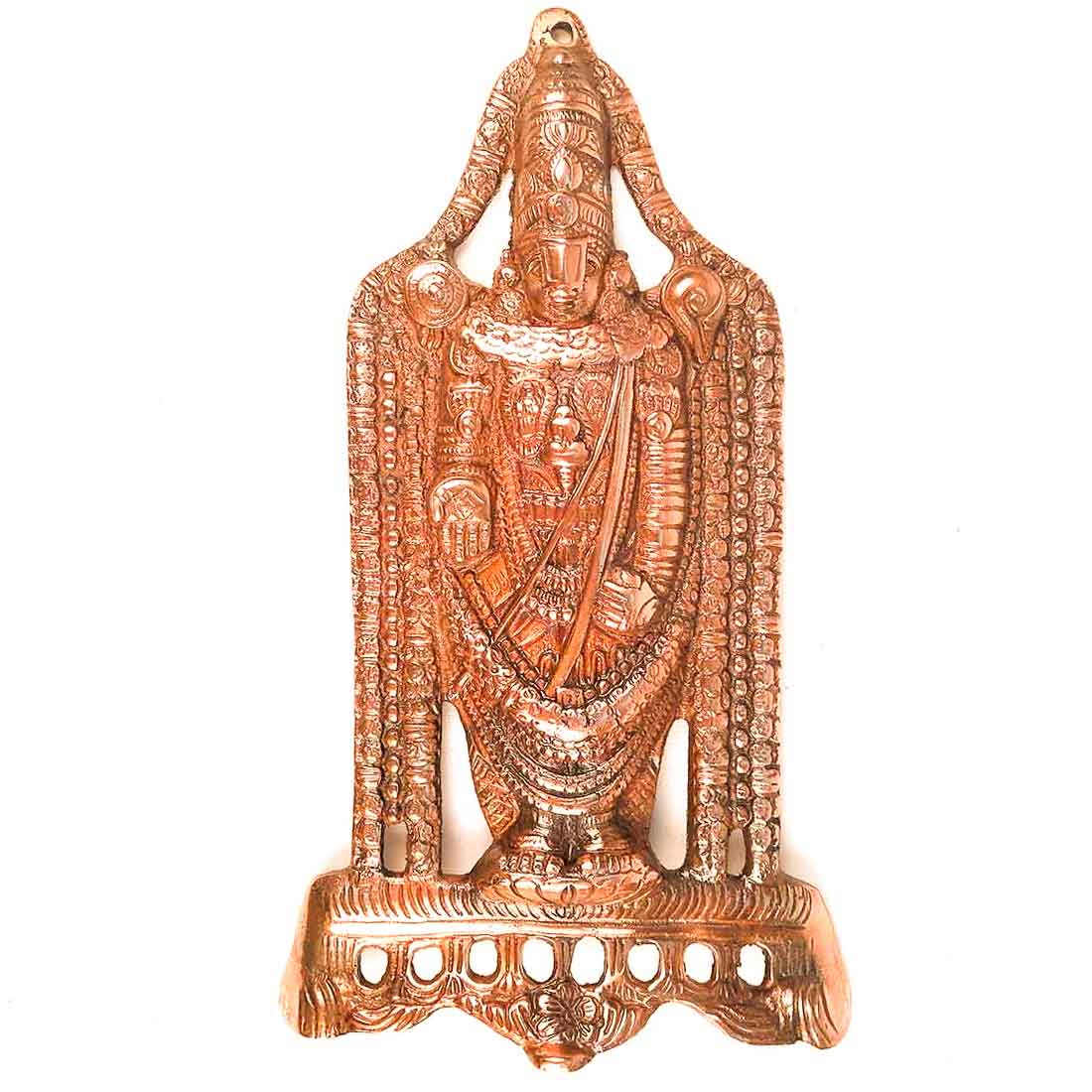 Lord Balaji Wall Hanging - Metal Wall Art -  11 Inch - ApkaMart