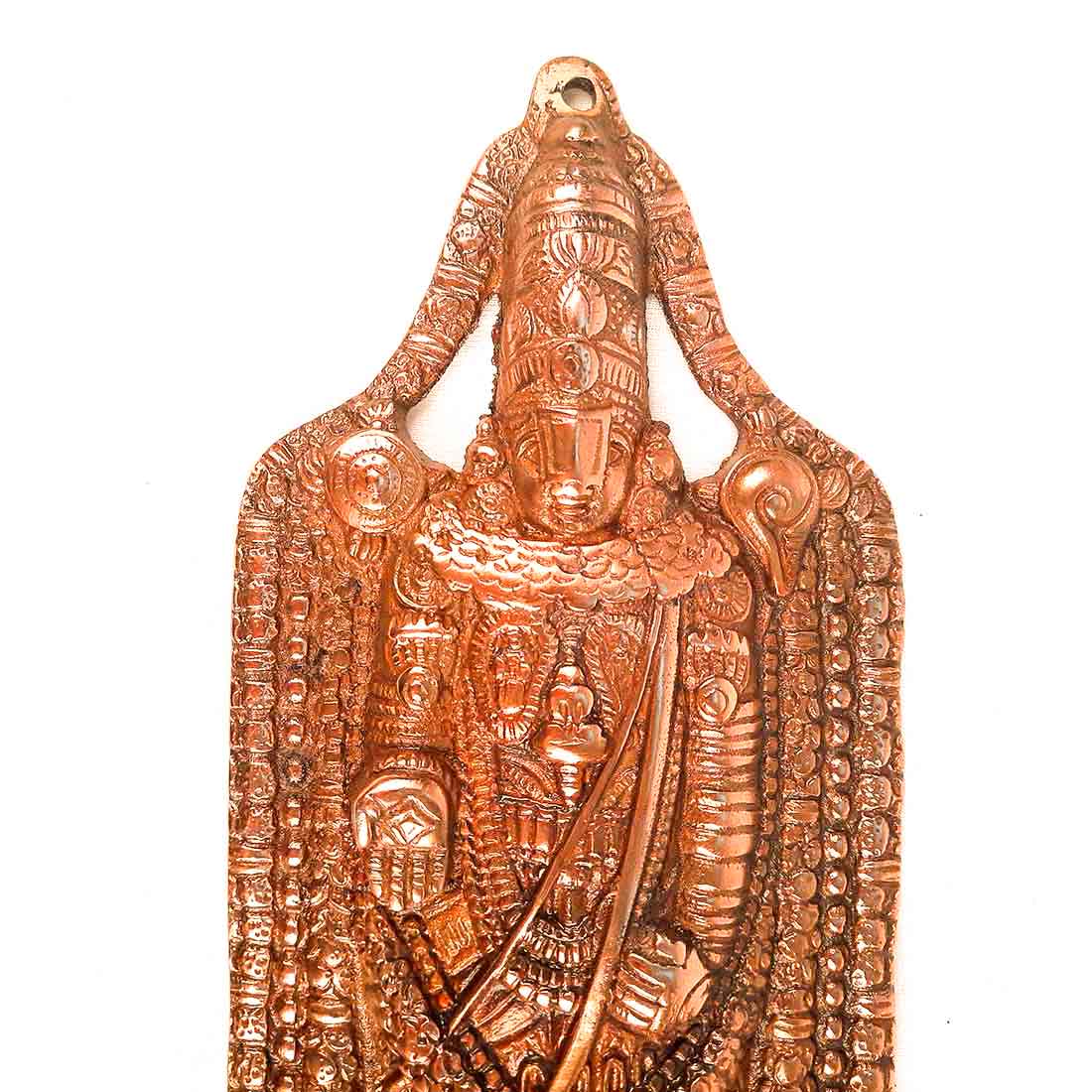 Lord Balaji Wall Hanging - Metal Wall Art -  11 Inch - ApkaMart