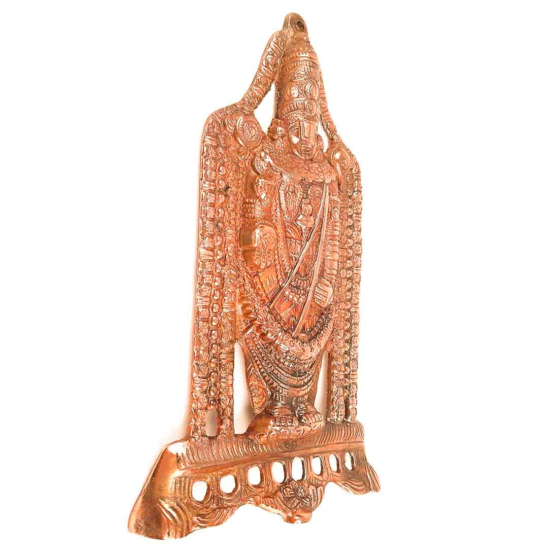 Lord Balaji Wall Hanging - Metal Wall Art -  11 Inch - ApkaMart